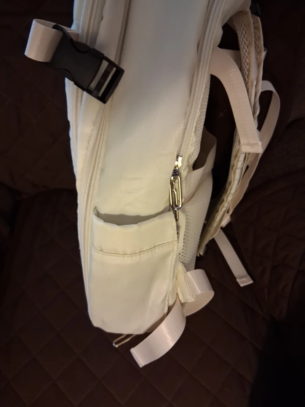 Unisex White Everyday Backpack